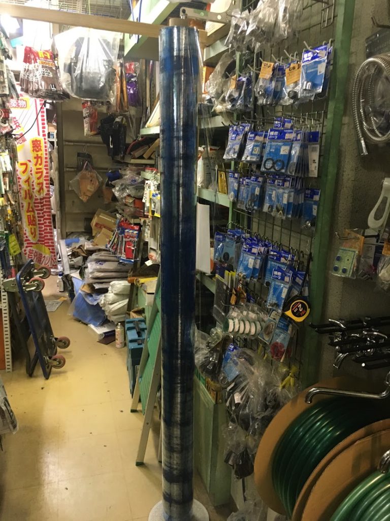 透明シートの設置